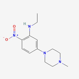 molecular formula C13H20N4O2 B8769942 N-ethyl-5-(4-methyl-1-piperazinyl)-2-nitroaniline 