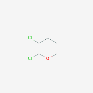 molecular formula C5H8Cl2O B8769950 2,3-Dichlorotetrahydropyran CAS No. 5631-95-8