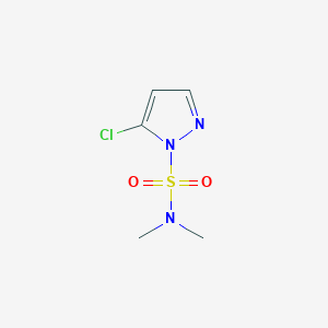 molecular formula C5H8ClN3O2S B8770032 5-chloro-N,N-dimethyl-1H-pyrazole-1-sulfonamide 