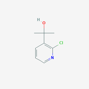molecular formula C8H10ClNO B8770086 2-(2-Chloropyridin-3-yl)propan-2-ol 