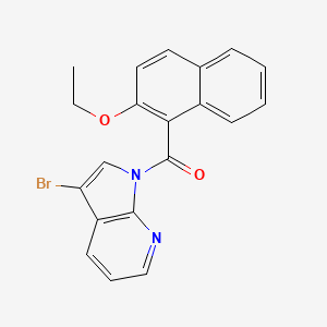 3-Bromo-1-(2-ethoxy naphthoyl)-7-azaindole