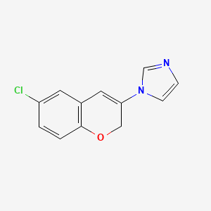 3-(1-imidazolyl)-6-chloro-2H-1-benzopyran