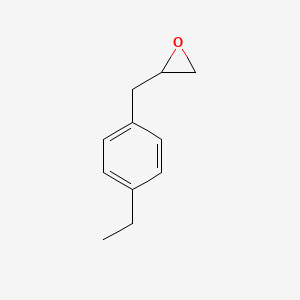 molecular formula C11H14O B8770120 2-[(4-Ethylphenyl)methyl]oxirane CAS No. 62826-24-8