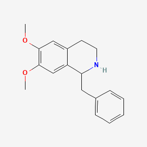 molecular formula C18H21NO2 B8770163 1-Benzyl-6,7-dimethoxy-1,2,3,4-tetrahydroisoquinoline CAS No. 3423-37-8