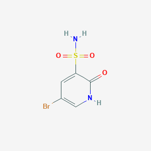 molecular formula C5H5BrN2O3S B8770180 5-Bromo-2-hydroxypyridine-3-sulfonamide 