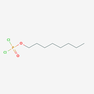 molecular formula C8H17Cl2O2P B8770198 Phosphorodichloridic acid, octyl ester CAS No. 53121-41-8