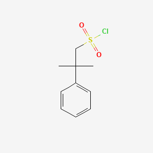2-Methyl-2-phenylpropylsulfonyl chloride