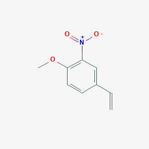 molecular formula C9H9NO3 B8770250 4-Ethenyl-1-methoxy-2-nitrobenzene CAS No. 7403-69-2