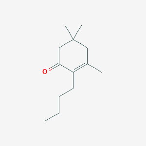 B8770290 2-Butyl-3,5,5-trimethylcyclohex-2-en-1-one CAS No. 35493-25-5