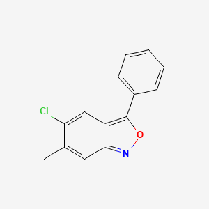 B8770538 5-Chloro-6-methyl-3-phenyl-2,1-benzisoxazole CAS No. 35698-31-8