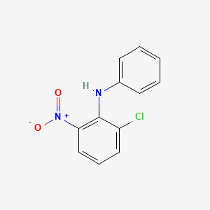 molecular formula C12H9ClN2O2 B8770588 2-Chloro-6-nitro-N-phenylaniline CAS No. 35892-17-2