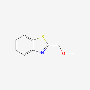 molecular formula C9H9NOS B8770679 2-(Methoxymethyl)-1,3-benzothiazole 
