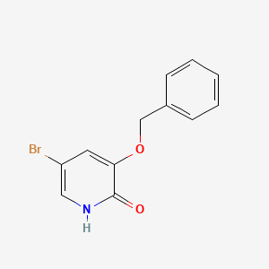 molecular formula C12H10BrNO2 B8770753 3-benzyloxy-5-bromo-1H-pyridin-2-one 
