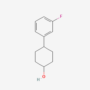 molecular formula C12H15FO B8770770 (1s,4s)-4-(3-Fluorophenyl)cyclohexanol 