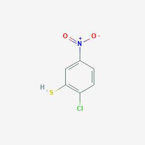 molecular formula C6H4ClNO2S B8770778 2-Chloro-5-nitrobenzenethiol CAS No. 89880-53-5