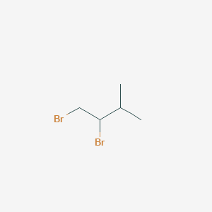 molecular formula C5H10Br2 B087708 1,2-Dibromo-3-methylbutane CAS No. 10288-13-8