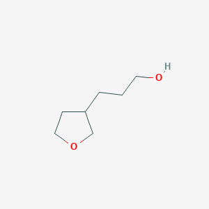 molecular formula C7H14O2 B8770821 3-(Tetrahydro-3-furanyl)-1-propanol 