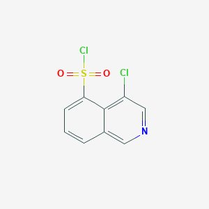 molecular formula C9H5Cl2NO2S B8770829 4-Chloroisoquinoline-5-sulfonyl chloride CAS No. 194032-34-3