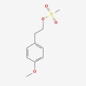 molecular formula C10H14O4S B8770834 2-(4-Methoxyphenyl)ethyl methanesulfonate CAS No. 73735-36-1