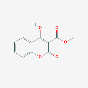 molecular formula C11H8O5 B8770887 Methyl 4-hydroxy-2-oxo-2H-1-benzopyran-3-carboxylate CAS No. 13252-75-0