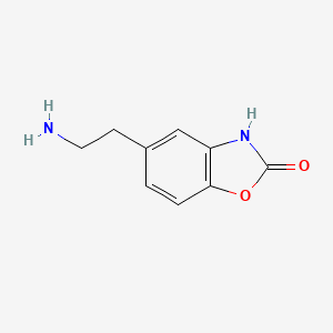 molecular formula C9H10N2O2 B8770907 5-(2-Amino-ethyl)-3H-benzooxazol-2-one 