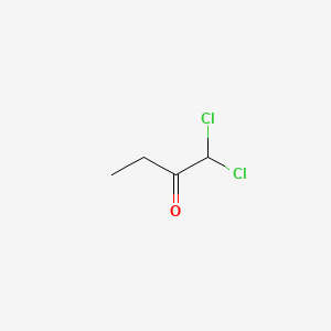 molecular formula C4H6Cl2O B8770927 1,1-Dichloro-2-butanone CAS No. 2648-56-8