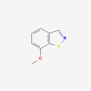 molecular formula C8H7NOS B8770935 7-Methoxybenzo[d]isothiazole 