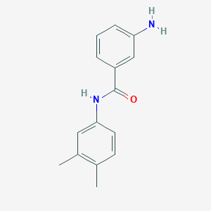 molecular formula C15H16N2O B008771 3-amino-N-(3,4-dimetilfenil)benzamida CAS No. 102630-89-7