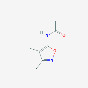 molecular formula C7H10N2O2 B087710 N-(3,4-dimethyl-1,2-oxazol-5-yl)acetamide CAS No. 13053-86-6