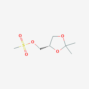 molecular formula C7H14O5S B8771028 [(4S)-2,2-dimethyl-1,3-dioxolan-4-yl]methyl methanesulfonate CAS No. 90129-42-3