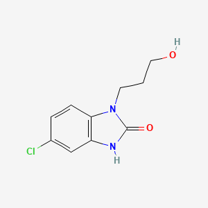 5-Chloro-1,3-dihydro-1-(3-hydroxypropyl)-2H-benzimidazol-2-one