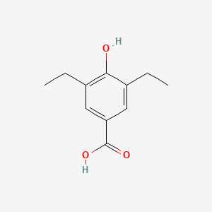 molecular formula C11H14O3 B8771129 3,5-Diethyl-4-hydroxybenzoic acid CAS No. 7192-42-9