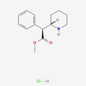 molecular formula C14H20ClNO2 B8771153 L-threo-Methylphenidate hydrochloride CAS No. 29419-95-2