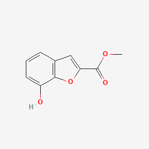 molecular formula C10H8O4 B8771163 Methyl 7-hydroxybenzofuran-2-carboxylate 