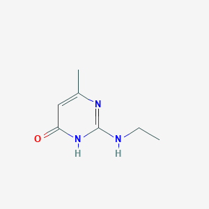 molecular formula C7H11N3O B8771187 2-Ethylamino-4-hydroxy-6-methylpyrimidine 