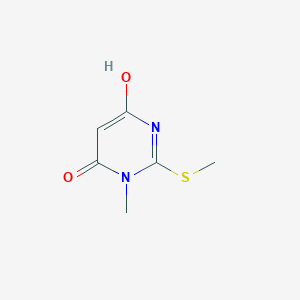 6-Hydroxy-1-methyl-2-(methylsulfanyl)pyrimidin-4(1h)-one