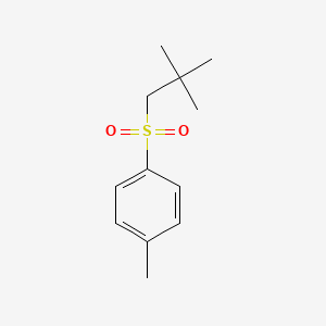 molecular formula C12H18O2S B8771313 1-Methyl-4-(neopentylsulfonyl)benzene 