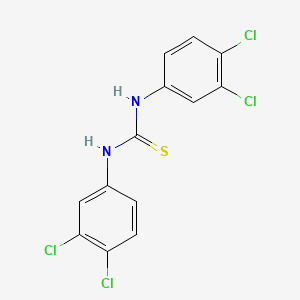 molecular formula C13H8Cl4N2S B8771486 1,3-Bis(3,4-dichlorophenyl)thiourea CAS No. 10220-13-0