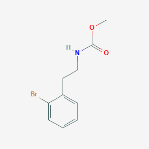 molecular formula C10H12BrNO2 B8771517 Methyl[2-(2-bromophenyl)ethyl]carbamate 