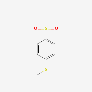 molecular formula C8H10O2S2 B8771542 1-Methanesulfonyl-4-methylsulfanyl-benzene CAS No. 52323-93-0