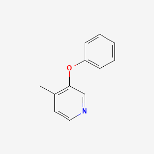 molecular formula C12H11NO B8771645 4-Methyl-3-phenoxypyridine CAS No. 54629-96-8