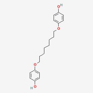molecular formula C20H26O4 B8771662 Phenol, 4,4'-[1,8-octanediylbis(oxy)]bis- CAS No. 70856-68-7