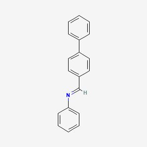 molecular formula C19H15N B8771740 N-phenyl-1-(4-phenylphenyl)methanimine CAS No. 51357-73-4