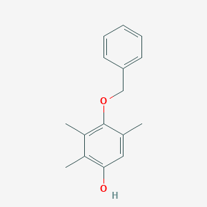 molecular formula C16H18O2 B8771858 Phenol, 2,3,5-trimethyl-4-(phenylmethoxy)- CAS No. 90020-28-3