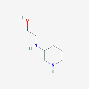 molecular formula C7H16N2O B8771875 2-(Piperidin-3-ylamino)ethanol 