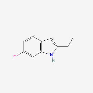 molecular formula C10H10FN B8771914 2-ethyl-6-fluoro-1H-indole 
