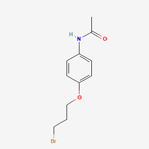 B8771933 N-[4-(3-Bromo-propoxy)-phenyl]-acetamide CAS No. 40981-73-5