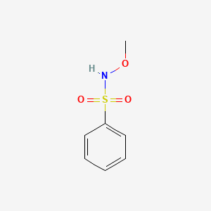 molecular formula C7H9NO3S B8771956 n-Methoxybenzenesulfonamide CAS No. 3729-53-1