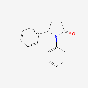 molecular formula C16H15NO B8771973 1,5-Diphenylpyrrolidin-2-one CAS No. 5469-56-7