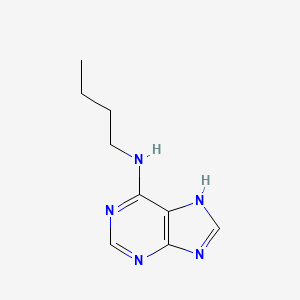 molecular formula C9H13N5 B8772018 N-butyl-7H-purin-6-amine CAS No. 5451-41-2